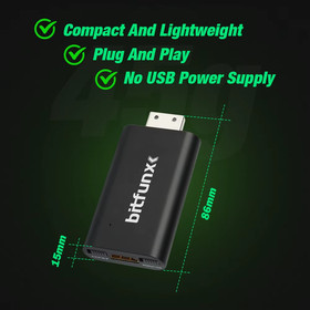 RGBS Converter VGA to HDMI Converter Adapter for Dreamcast Console Out 1080P Ups