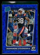 Rhamondre Stevenson 2021 Donruss Optic #237 Blue Scope Rookie