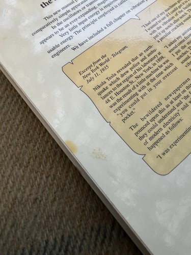 Nikola Tesla's Earthquake Machine book by Dale Pond and Walter Baumgartner - Foto 4 di 8