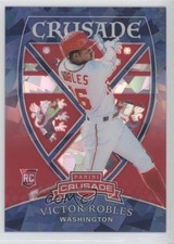 2018 Panini Chronicles Crusade Blue Ice Prizm 18/149 Victor Robles #16 6ks