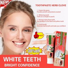 30/100g Herbal Clove Toothpaste - Antibacterial Teeth Whitening Br  US