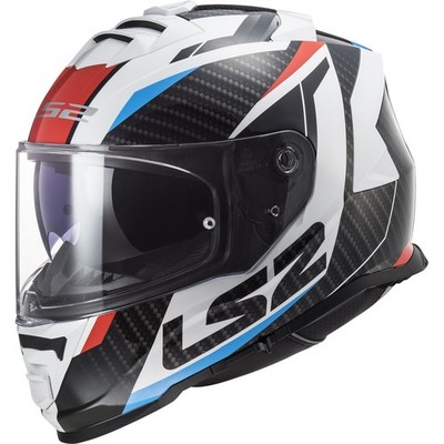 Motorcycle Helmet XXL - LS2 Storm II 2 FF800 Racer - Red-Blue