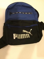 Puma Blue/Black Backpack 15 X 13 X 2 Inches Very Lightly Used