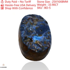 33.90 Cts Natural Boulder Opal Gemstone Bracelet Supply Druzy 25x16x8 mm