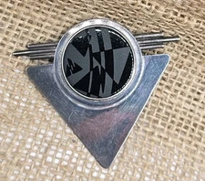 Arlene Siwek Rare Vintage Sterling Silver Designer MCM Abstract Pendant Brooch