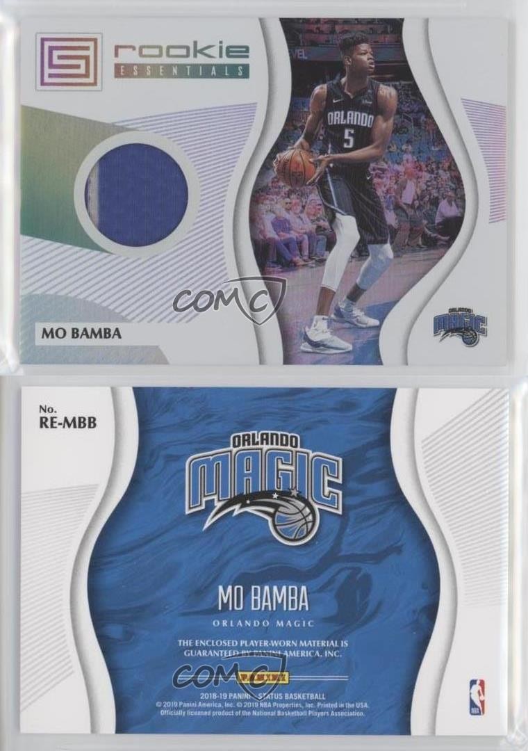 2018-19 Panini Status Rookie Essentials Mo Bamba #RE-MBB 1p8 thumbnail 3