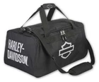Harley-Davidson Bar & Shield Logo Zipper Rugged Graphic Duffel Bag - Black