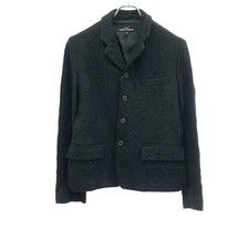 tricot COMME des GARCONS 2007AW Wrinkle processing Wool Jacket T-J023 Black M IT