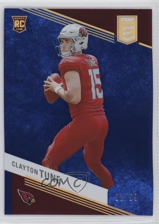 2023 Panini Donruss Elite Rookies Blue 32/99 Clayton Tune #122 Rookie RC qf8