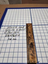 Black and White Ebony  Wood turning  blank  2 1/4" x 1 5/8 " x 12   " EBW214