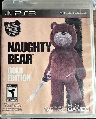 Naughty Bear -- Gold Edition (Sony PlayStation 3, 2011)