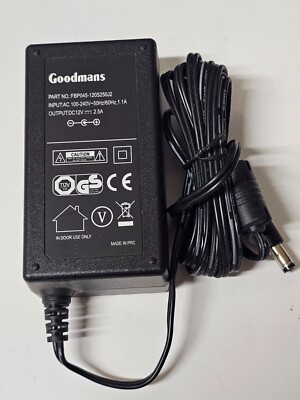 Netzteil Goodmans GD11FSRHD50/FBP045-120S250J2 100-240V 12V 2,5A Adapter