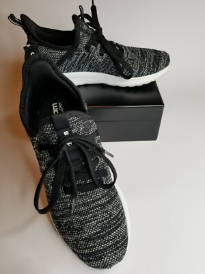 Adidas Cloudfoam Pure Women s Size 6 Athletic Running Shoes Black/White