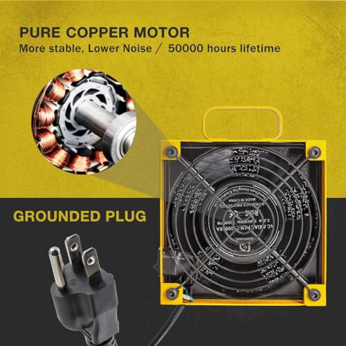Activated Carbon Solder Fume Extractor with 3000 RPM Fan for Safe DIY Soldering - Picture 6 of 10