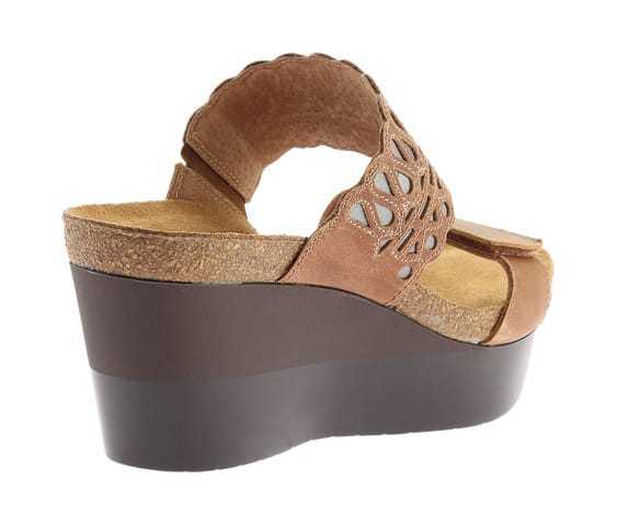 Naot para mujer Rise Sandalia cuña de cuña Sandalia de cuero marrón cuero MIRROR café con leche a7cc68 Naot para mujer Rise Sandalia cuña de cuña Sandalia de cuero marrón cuero MIRROR café con leche a7cc68