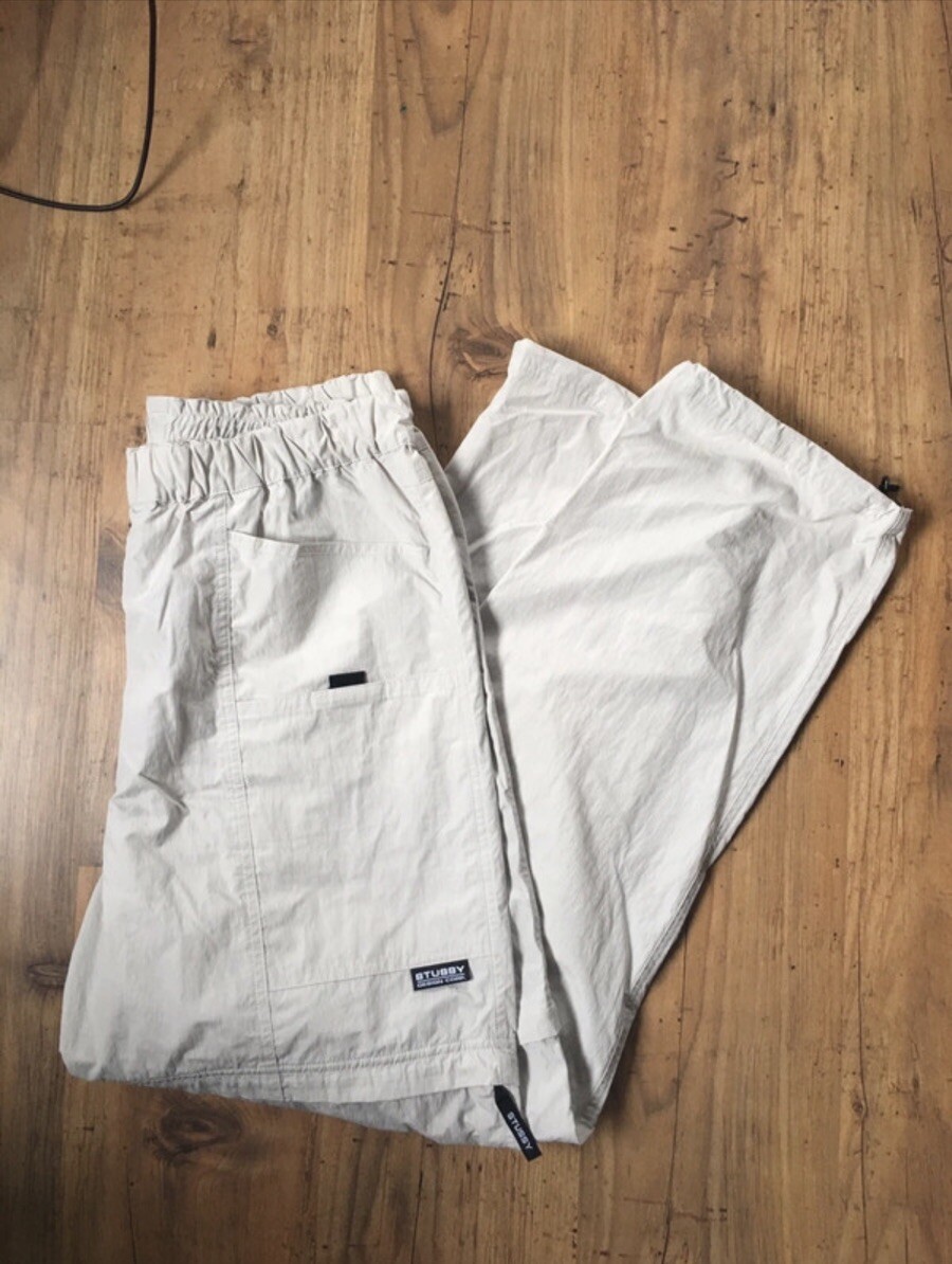 Stussy NYCO Convertible Pants Light Grey Medium | eBay UK