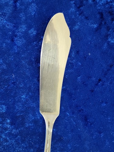 Wm A Rogers A1 Plus Oneida Meadowbrook Silverplate 1936 Flat Handle Butter Knife - Picture 3 of 6