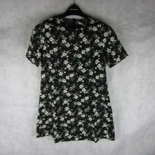 Glamorous Shirt Dress Black Size 8 Casual Stylish Fashion