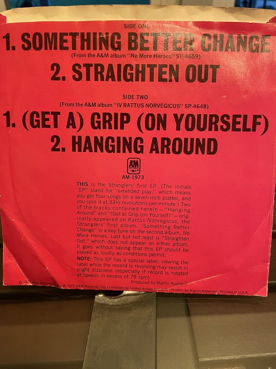 The Stranglers/1977 US A&M Records. Inc. 【公式通販】