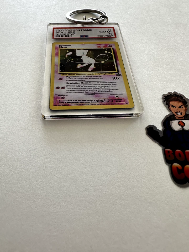 Key Issue Keychains™ - Mew - PSA Homage - Pokemon - SALE!! - Image 3 of 4
