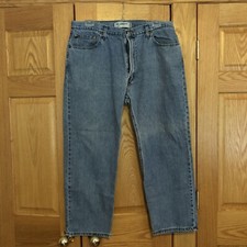 Levi Strauss 550 Blue Jeans Relaxed Fit Size 40 x 30 Made in USA Denim EUC