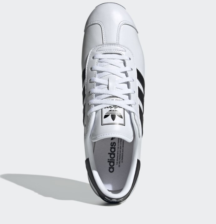 ★adidas★ [IG4549] COUNTRY II Adidas Country II White black men's shoes IG4549 leather gum