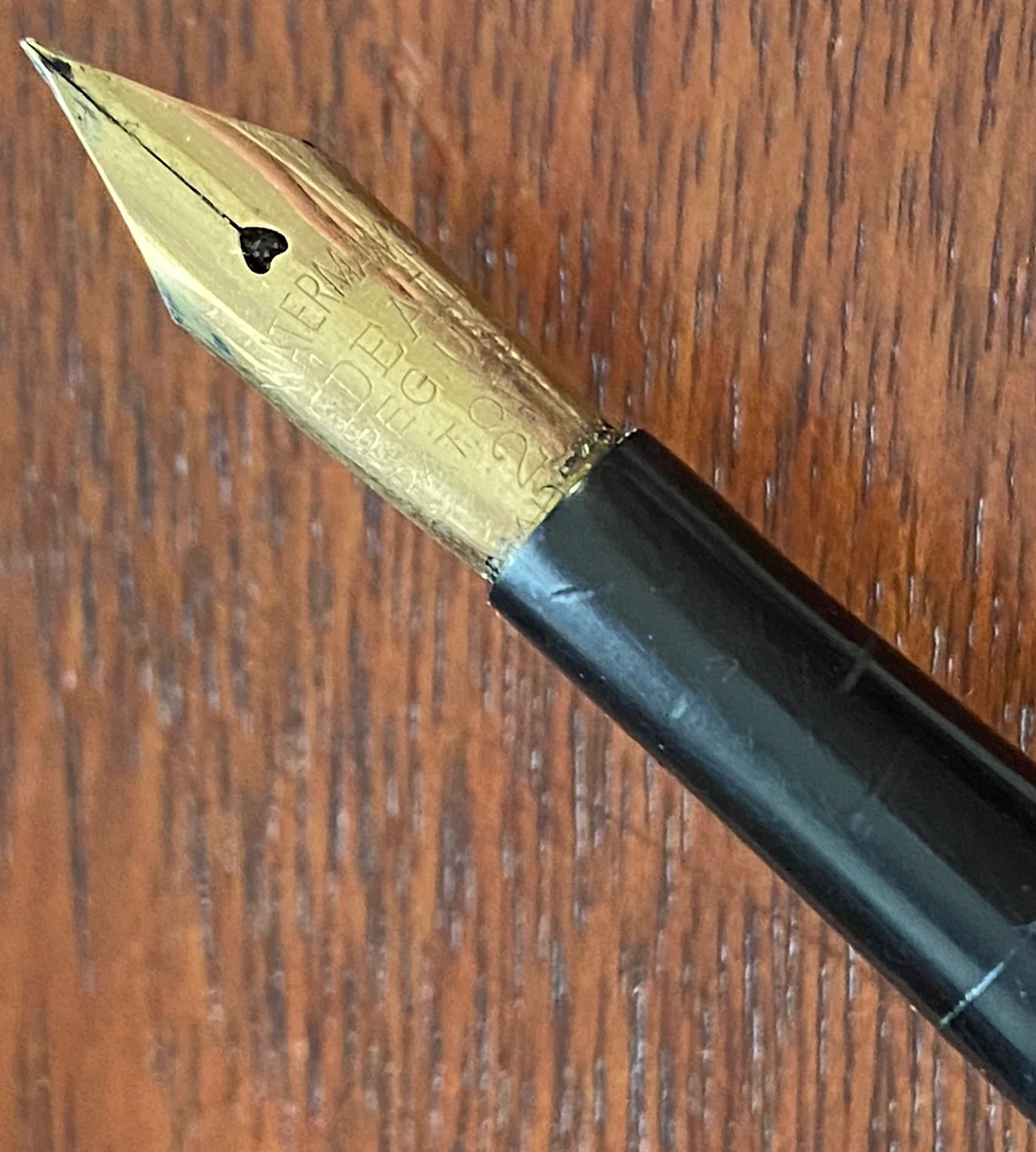 Antique Waterman's Ideal Fountain Pen Sterling Silver Overlay