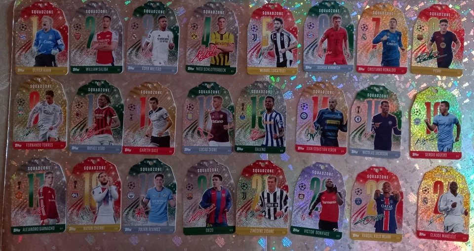 TOPPS MATCH ATTAX CHAMPIONS LEAGUE 2024 25 FESTIVE EDITION SQUADZONE SCEGLI