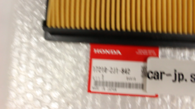 確認用画像です Honda Genuine 17210-ZJ1-842 Air Filter GX610 GX620 GX670 GXV610