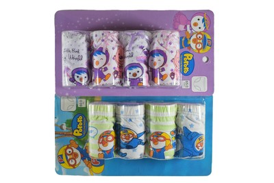 Pororo The Little Penguin 4 pack underwear for kids