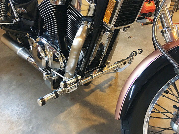 Billet Aluminum Forward Controls Suzuki Intruder 1400 VS1400 S83 Black