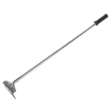 32 Inch Heavy Duty Charcoal Grill Rake Ash Tool Accessories Rubber Handle