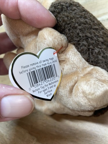 Vintage 1998 TY Beanie Baby - PRICKLES the Hedgehog (6 inch) - Picture 6 of 9