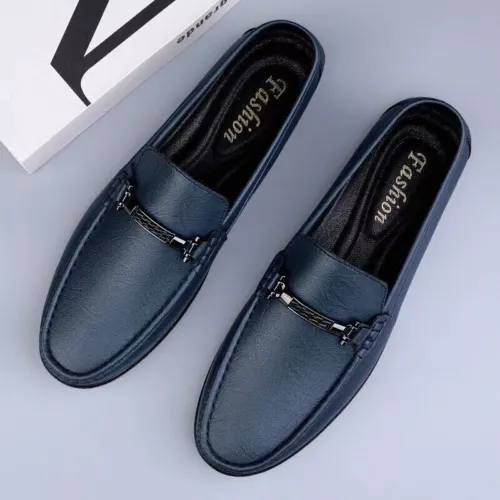 Mens Business Men Slip-on Shoes All-Match Shoes Loafers Handmade Driving Flats - Picture 2 of 32