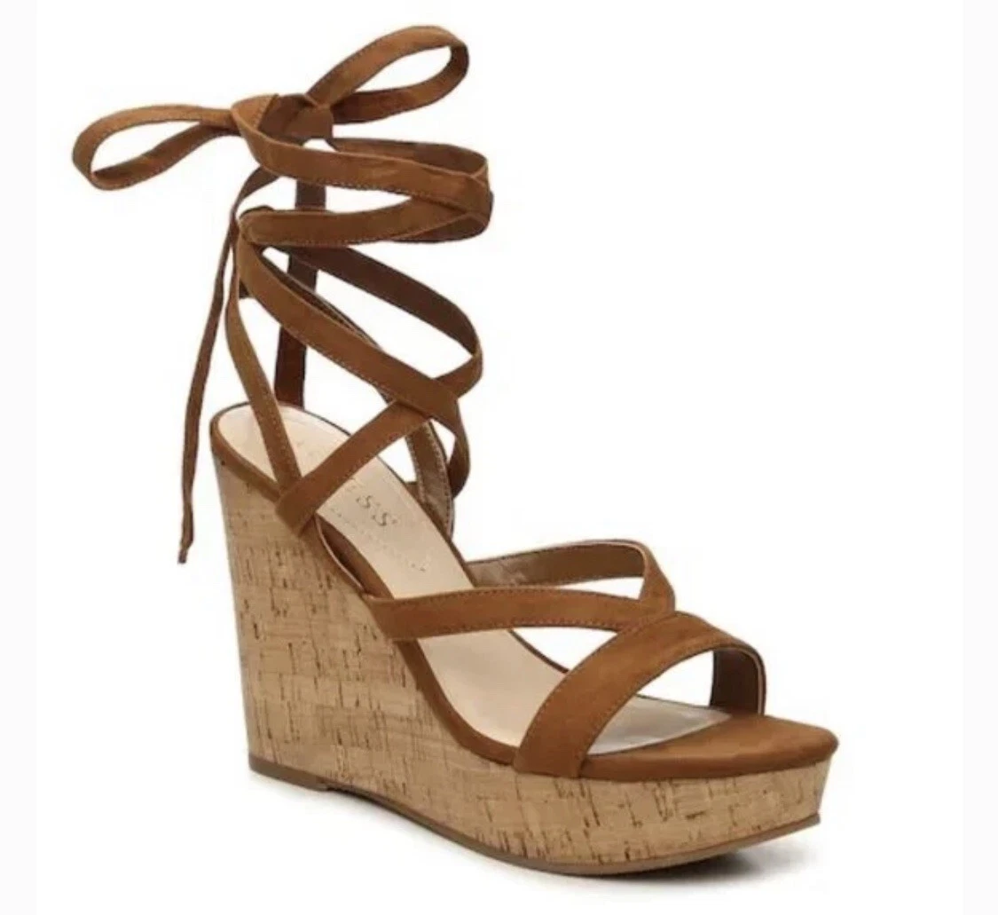 Guess lace up heels Clearance