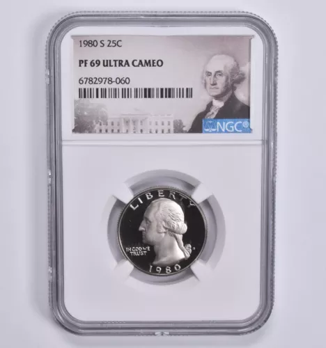 PF69 UCAM 1980-S Washington Quarter NGC Special Label