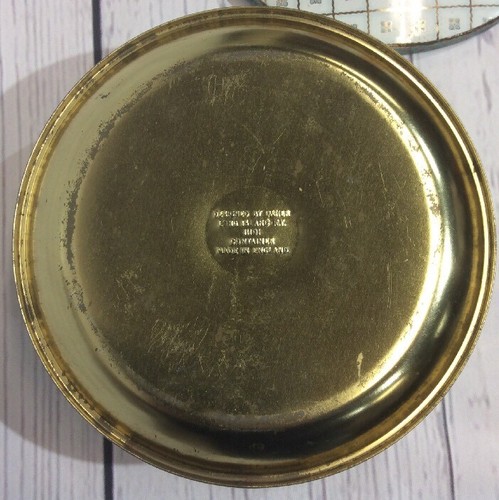 Daher verzierter runder Blechbehälter mit Deckel England - Bild 4 von 10