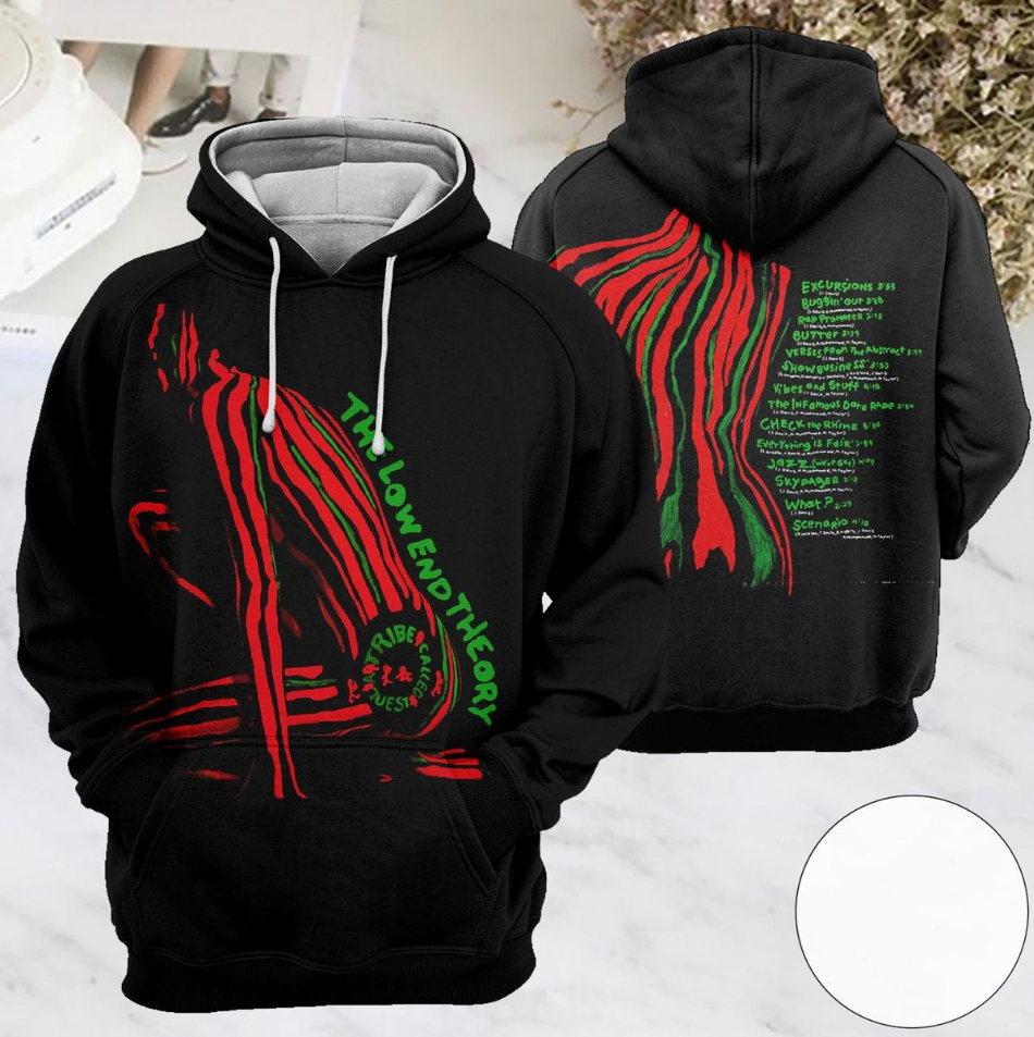 3d hoodie, A Tribe Called Quest The Low End Theory Album Cover Hoodie, gift fans