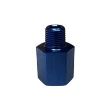M12x1.5 Female to 1/8 NPT Male Oil Water Fuel Temp Sensor Adapter Fitting