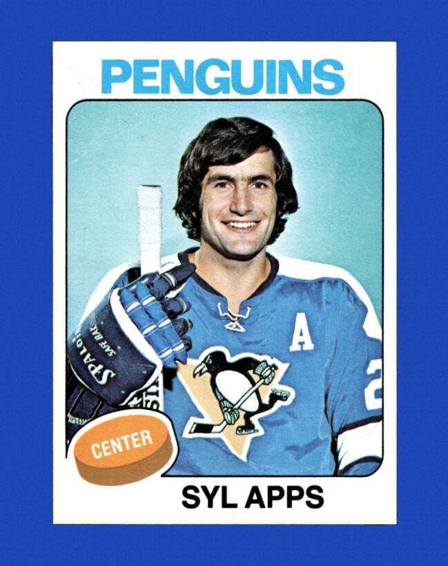 1975-76 Topps Set-Break #130 Syl Apps NM-MT OR BETTER *GMCARDS*