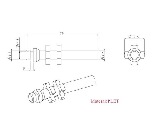A03/A02 5-50ml manual filling machine discharge piston screw spring parts - Foto 5 di 12