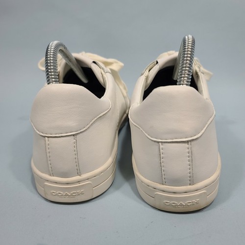 Coach Porter Sneakers Womens White G3781 Low Top Lace Up Shoes 9 B MSRP $195 - Picture 6 of 11