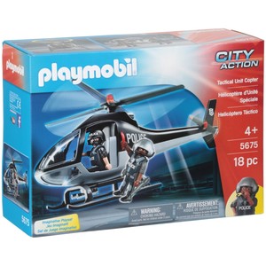 playmobil tactical unit helicopter