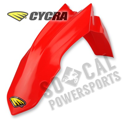 Cycra Performance Front Fender - Red - 1CYC-1502-33