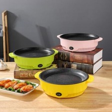 7 Colors Electric Grill Medical Stone Electric Cooker New Frying Pan