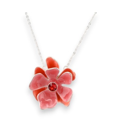 Collier Fantaisie à Franges Chaine Rose Ikita - Neuf Avec étiquettes, Style Bohème