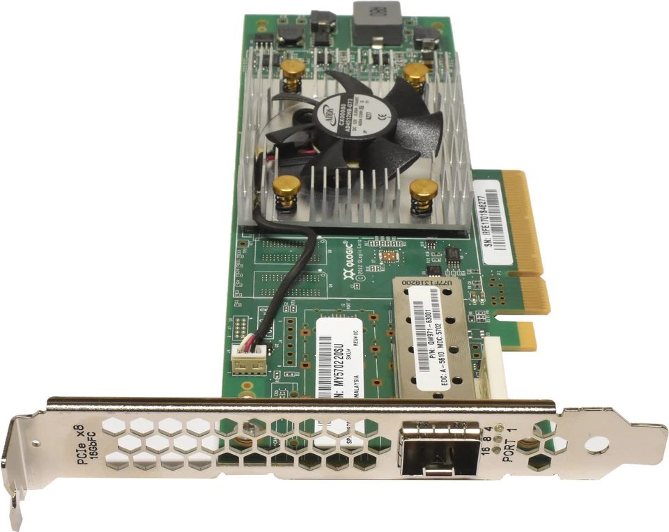 HP Qlogic QLE2660-HP Single-Port FC 16Gb PCle x8 Network Adapter FP 699764-001 - Bild 2 von 4