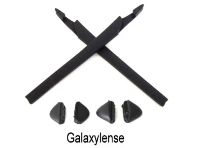GALAXYLENSE Nose Pad Earsock For-Oakley Crosslink OX8027 OX8029 OX8030 8031 8033 3128 Black