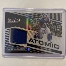 2021 OBSIDIAN TIKI BARBER ATOMIC MATERIALS 13/100 GIANTS