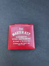 The Master Key Chromatic Pitch Instrument 13 Keys A440 WM Kratt Co.